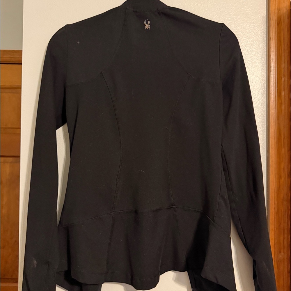 Spyder Women’s Athletic Zip Up Jacket Black Size Small